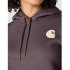 Carhartt Women’s Relaxed Fit Midweight Logo Sleeve Graphic Sweatshirt(Blackberry Heather)
