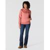 Carhartt Women’s Relaxed Fit Midweight Logo Sleeve Graphic Sweatshirt(Dusty Cedar Heather)