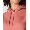 Carhartt Women’s Relaxed Fit Midweight Logo Sleeve Graphic Sweatshirt(Dusty Cedar Heather)