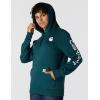 Carhartt Women’s Relaxed Fit Midweight Logo Sleeve Graphic Sweatshirt(Greenstone)