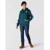 Carhartt Women’s Relaxed Fit Midweight Logo Sleeve Graphic Sweatshirt(Greenstone)