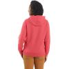 Carhartt Women’s Relaxed Fit Midweight Logo Sleeve Graphic Sweatshirt(Pink Salmon Heather)