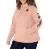 Carhartt Women’s Relaxed Fit Midweight Logo Sleeve Graphic Sweatshirt(Rose Smoke Heather)