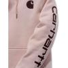 Carhartt Women’s Relaxed Fit Midweight Logo Sleeve Graphic Sweatshirt(Rose Smoke Heather)