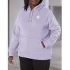 Carhartt Women’s Relaxed Fit Midweight Logo Sleeve Graphic Sweatshirt(Soft Lavender Heather)