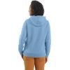 Carhartt Women’s Relaxed Fit Midweight Logo Sleeve Graphic Sweatshirt(Summer Sky Blue Heather)