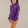 Carhartt Women’s Relaxed Fit Midweight Logo Sleeve Graphic Sweatshirt(True Purple)