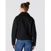 Carhartt Women’s Rugged Flex® Loose Fit Canvas Sherpa-Lined Jacket(Black)