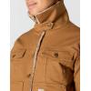Carhartt Women’s Rugged Flex® Loose Fit Canvas Sherpa-Lined Jacket(Carhartt Brown)