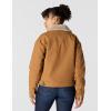 Carhartt Women’s Rugged Flex® Loose Fit Canvas Sherpa-Lined Jacket(Carhartt Brown)