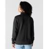Carhartt Women’s TENCEL Fiber Series Relaxed Fit Half-Zip Sweatshirt(Black)
