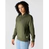 Carhartt Women’s TENCEL Fiber Series Relaxed Fit Half-Zip Sweatshirt(Dusty Olive)