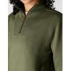 Carhartt Women’s TENCEL Fiber Series Relaxed Fit Half-Zip Sweatshirt(Dusty Olive)