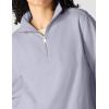 Carhartt Women’s TENCEL Fiber Series Relaxed Fit Half-Zip Sweatshirt(Mica)