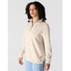 Carhartt Women’s TENCEL Fiber Series Relaxed Fit Half-Zip Sweatshirt(Oat Milk)