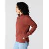 Carhartt Women’s TENCEL Fiber Series Relaxed Fit Half-Zip Sweatshirt(Spice Red)