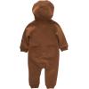Carhartt baby-boys Long-sleeve Hooded Zip-up Footless Jumpsuit One-piece Hoodie(Carhartt Brown Solid)