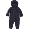 Carhartt baby-boys Long-sleeve Hooded Zip-up Footless Jumpsuit One-piece Hoodie(Navy Blazer Heather)