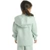 Carhartt girls Long-sleeve Half-zip Hooded Sweatshirt(Pastel Green)