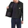 Carhartt mens Duck Detroit Jacket (Regular and Big & Tall Sizes) Work Utility Outerwear, Black, Large US