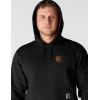 Carhartt mens Force Relaxed Fit Lightweight Logo Graphic Sweatshirt(Black)