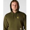 Carhartt mens Force Relaxed Fit Lightweight Logo Graphic Sweatshirt(Dark Bronzed Green)
