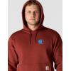 Carhartt mens Force Relaxed Fit Lightweight Logo Graphic Sweatshirt(Dark Spice Red)