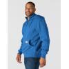 Carhartt mens Rain Defender Loose Fit Heavyweight Quarter-zip Sweatshirt(Dark Horizon Blue)