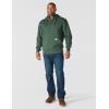 Carhartt mens Rain Defender Loose Fit Heavyweight Quarter-zip Sweatshirt(Forestry Green)
