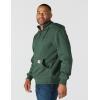 Carhartt mens Rain Defender Loose Fit Heavyweight Quarter-zip Sweatshirt(Forestry Green)
