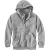 Carhartt mens Rain Defender Loose Fit Heavyweight Quarter-zip Sweatshirt(Heather Gray)