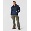 Carhartt mens Rain Defender Loose Fit Heavyweight Quarter-zip Sweatshirt(New Navy)