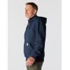 Carhartt mens Rain Defender Loose Fit Heavyweight Quarter-zip Sweatshirt(New Navy)