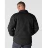 Carhartt mens Rain Defender Loose Fit Heavyweight Quilted Snap Front Shirt Jac(Black)