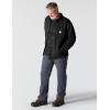Carhartt mens Rain Defender Loose Fit Heavyweight Quilted Snap Front Shirt Jac(Black)