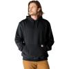 Carhartt mens Rain Defender Loose Fit Heavyweight Sweatshirt(Black)