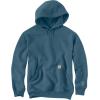 Carhartt mens Rain Defender Loose Fit Heavyweight Sweatshirt(Storm Blue Heather)