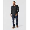 Carhartt mens Relaxed Fit Heavyweight Long-sleeve Pocket C Graphic T-shirt(Black)
