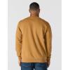Carhartt mens Relaxed Fit Midweight Garment Dye French Terry Crewneck Pocket Sweatshirt(Carhartt Brown)