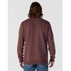 Carhartt mens Relaxed Fit Midweight Garment Dye French Terry Crewneck Pocket Sweatshirt(Dark Sepia)