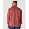 Carhartt mens Relaxed Fit Midweight Garment Dye French Terry Crewneck Pocket Sweatshirt(Dark Spice Red)