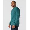 Carhartt mens Relaxed Fit Midweight Garment Dye French Terry Crewneck Pocket Sweatshirt(Greenstone)