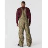 Carhartt mens Rugged Flex Duck Loose Fit Insulated Camo Bib Overall(Mossy Oak Bottomland Camo)