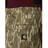 Carhartt mens Rugged Flex Duck Loose Fit Insulated Camo Bib Overall(Mossy Oak Bottomland Camo)