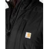 Carhartt womens Rain Defender Relaxed Fit Lightweight Insulated Mock-neck Vest(Black)