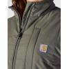 Carhartt womens Rain Defender Relaxed Fit Lightweight Insulated Mock-neck Vest(Dusty Olive)