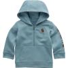 Carhartt Baby & Toddler Boys’ Half-Zip Hooded Pullover Sweatshirt(Stillwater)