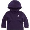 Carhartt Baby & Toddler Girls’ Half-Zip Hooded Sweatshirt(Crown Jewel)