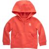 Carhartt Baby & Toddler Girls’ Half-Zip Hooded Sweatshirt(Dubarry)