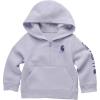 Carhartt Baby & Toddler Girls’ Half-Zip Hooded Sweatshirt(Mica)